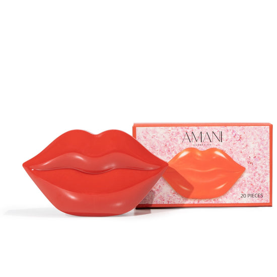 Rose Collagen Lip Masks (20 pieces) - AMANI COSMETICS